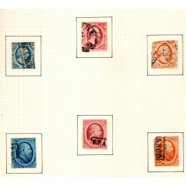 1852-1976 - Holland - Samling i album - Frimærke - Stemplet/ustemplet.